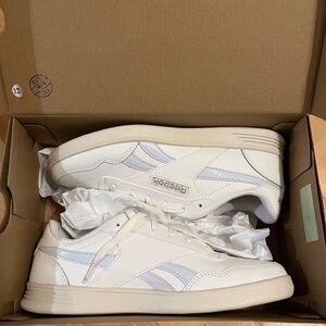 Reebok Classic White and Cream Sneakers